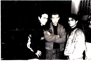 City of WOW! Pino Caruso, Helge Steinmann, Vedat Keskin, Frankfurt Hanauer Landstraße, Frankfurt 1990.